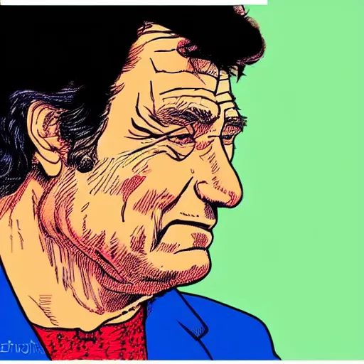 Image similar to a portrait illustration of Peter Falk drawn by ROBERT CRUMB