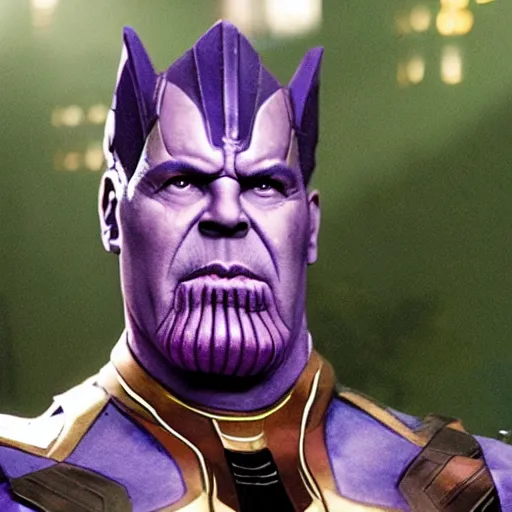 Image similar to thanos as abed nadir from community