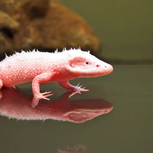 Prompt: an axolotl