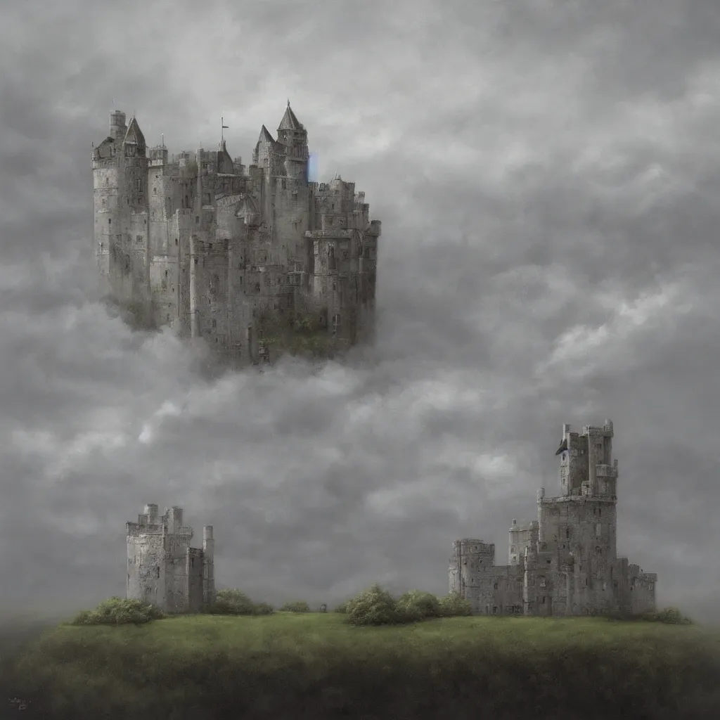 Image similar to castle in clouds by lee madgwick