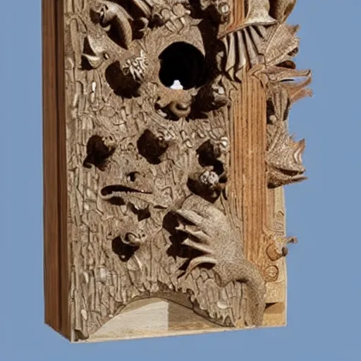 Prompt: bat box designed by Gaudi