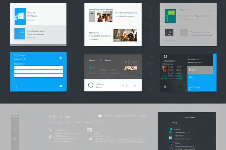 Prompt: UI concept of Windows 12, minimalist's style, heavily detailed