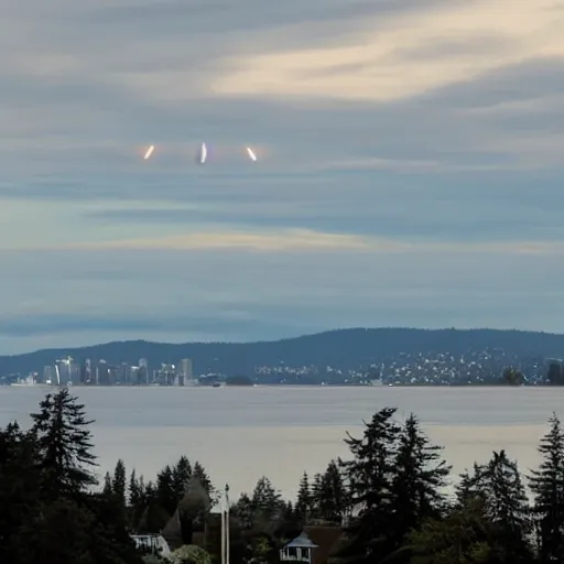 Prompt: ufo sighting over north vancouver 2 0 1 9