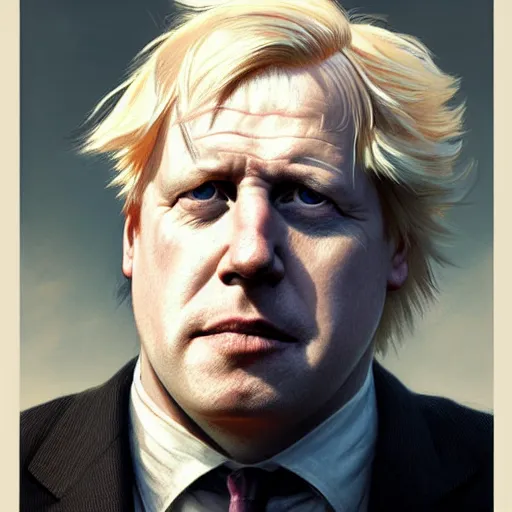 Prompt: portrait of boris johnson in fallout 3, real life skin, intricate, elegant, highly detailed, artstation, concept art, smooth, sharp focus, art by artgerm and greg rutkowski and alphonse mucha