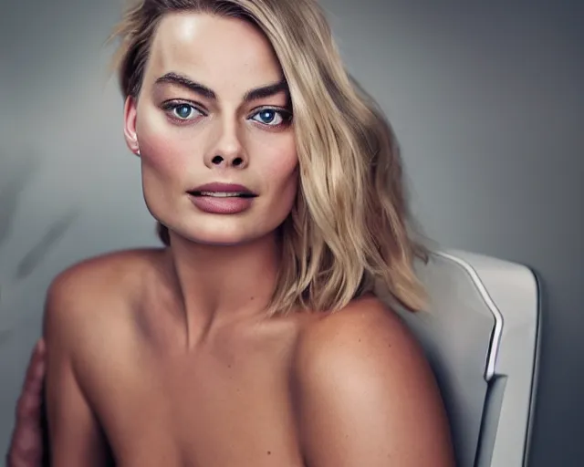 Image similar to a photo of margot robbie sitting on a helicopter, hyper realistic face, beautiful eyes, cinematic, long shot, hyper detailed, 8 5 mm photograph, 8 k resolution, film still, sharp lens, wide lens