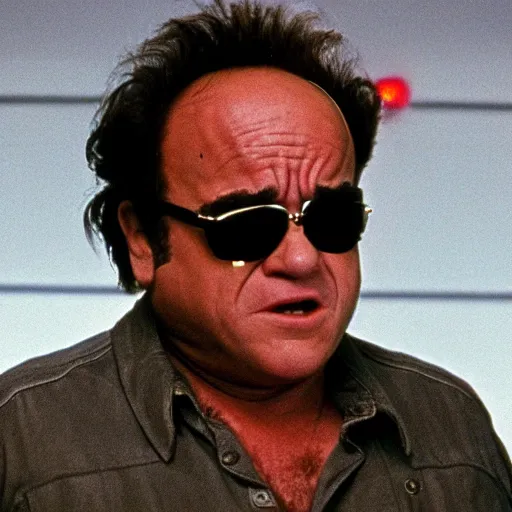 Image similar to Danny Devito is the terminator, detailed, 4k