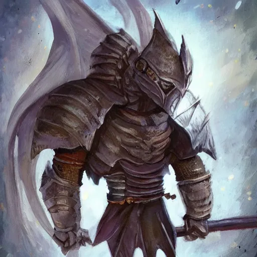 Image similar to painting beast dnd rpg knight