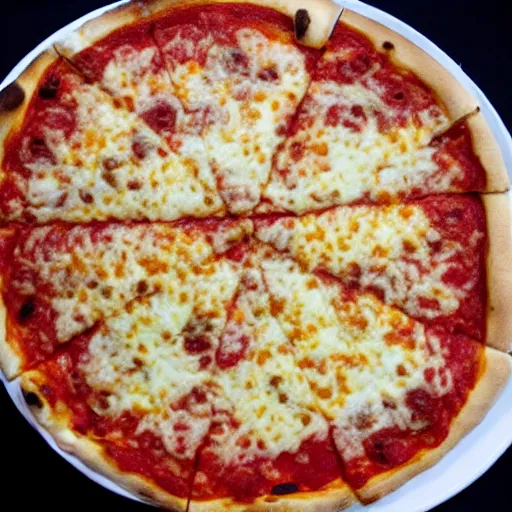 Prompt: Pizza similar to, Donald Trump