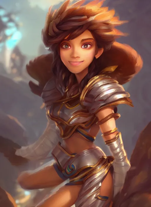 Image similar to youthful taliyah, from league of legends, au naturel, light armor, hyper detailed, digital art, trending in artstation, cinematic lighting, studio quality, smooth render, unreal engine 5 rendered, octane rendered, art style by klimt and nixeu and ian sprigger and wlop and krenz cushart