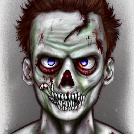 Prompt: a portrait of a zombie,extremely detailed multiple unique different art styles.