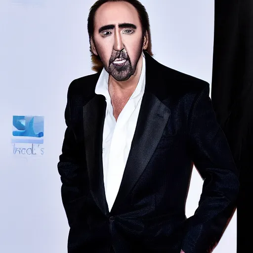 Prompt: Nicolas Cage dressed up as Britney Spears