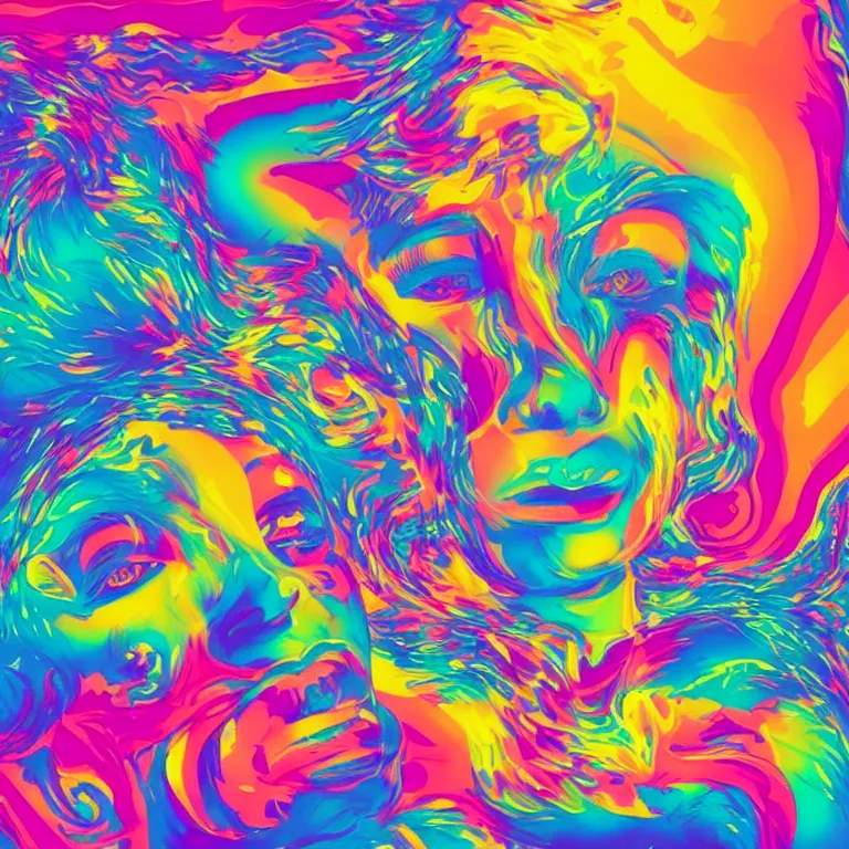Image similar to beautiful album cover design by Jonathan Zawada and Lisa Frank, emotional, beautiful bright haunting imagery
