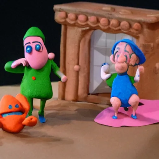 Prompt: claymation