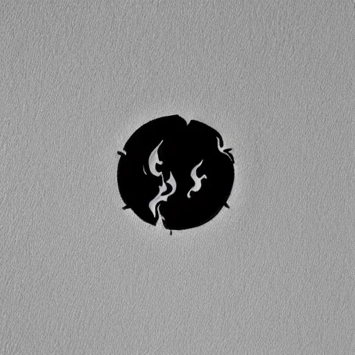 Prompt: simple yet detailed retro minimalistic fire warning enamel pin, use of negative space allowed, artwork created by mike mignola and bansky in the style of a tattoo stencil, shaded ink illustration, black and white only, smooth curves