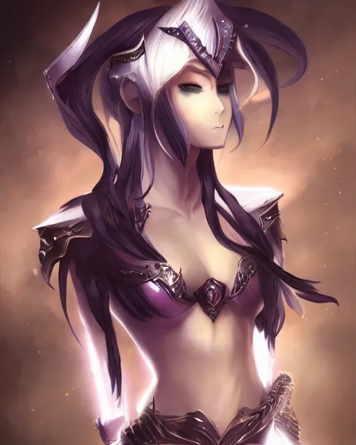 Image similar to elven dark elf girl, in the style of sumihei, tokyo ravens style, dynamic lighting, fantasy concept art, trending on art station, stunning visuals, ultra detailed