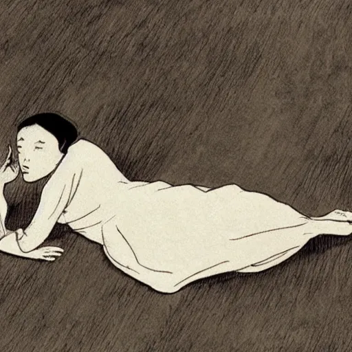 Prompt: e is for eunice, who died from ennui by edward gorey