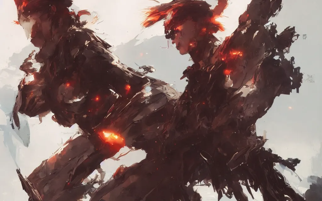 Image similar to phoenix, by greg rutkowski, yoji shinkawa, 4 k, digital art, concept art, trending on artstation, アニメ, featured on pixiv