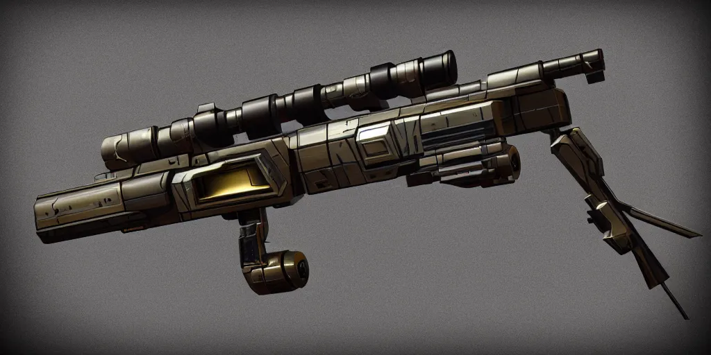 Image similar to extremely detailed ultra realistic side view photo vintage sci fi minimalist laser sniper rifle, detailed trigger, chemically propelled, electric, steel, wood accents, smooth streamline, elegant sleek smooth body, wires, railgun, chemrail, gauss, smooth utopian design, ultra high quality, octane, cod, destiny, warframe, terminator