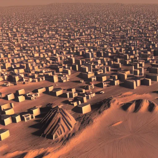 Image similar to city on mars
