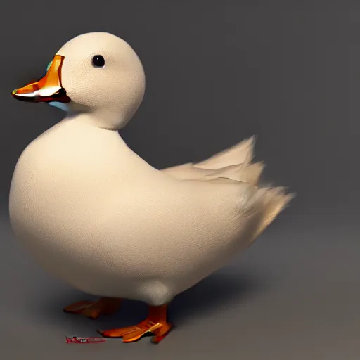 Image similar to photography of a realistic psykokwak duck, ultra detailed, 8 k, cinematic lighting, natural background, trending on artstation, pokemon