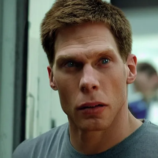 Prompt: Live Action Still of Jerma985 in Bad Boys, real life, hyperrealistic, ultra realistic, realistic, highly detailed, epic, HD quality, 8k resolution, body and headshot, film still