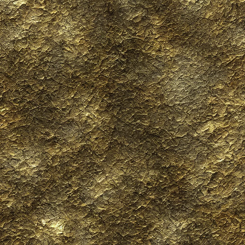 Image similar to seamless tileable texture of damaged metal gold, realistic, very detailed, beautiful, intricate details, sharp focus, substance designer, substance render, substance painter, marmoset, unreal engine, octane render