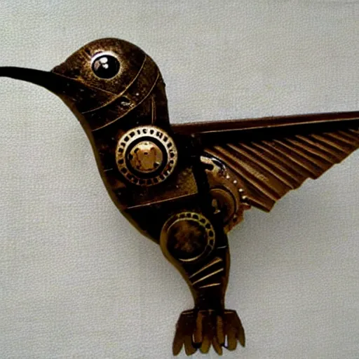 Image similar to steampunk!!! Hummingbird