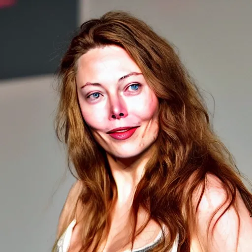 Prompt: elon musk have a face of scarlet johanson
