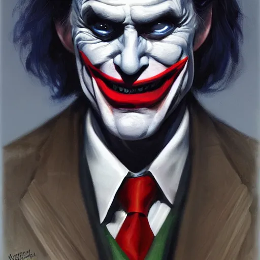 portrait of kenneth copeland cosplaying as the joker, | Stable ...