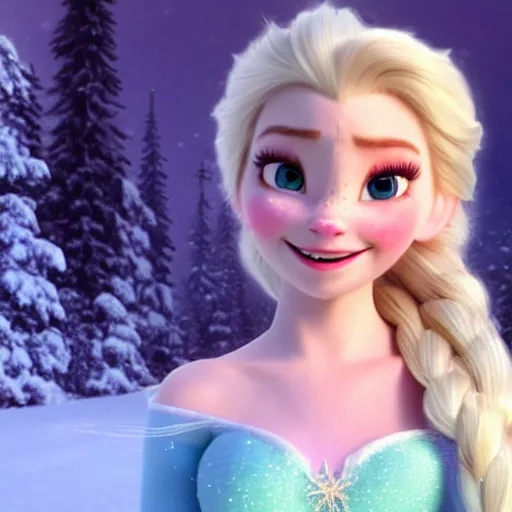 belle delphine as elsa in live action disney frozen