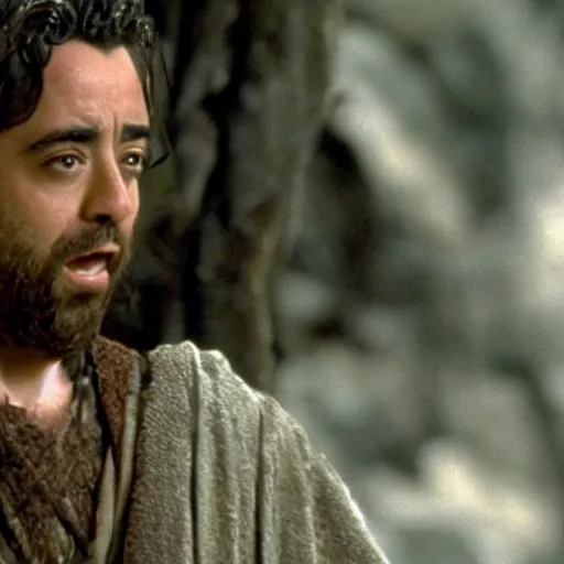 Image similar to Still of Xavi Hernandez in the lord of the rings (2001) as Gandalf