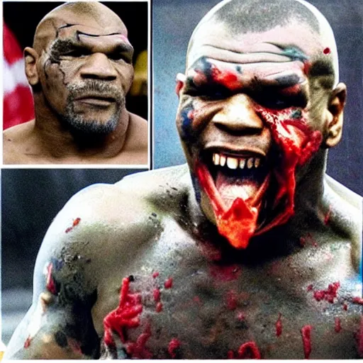 Image similar to zombie mike tyson