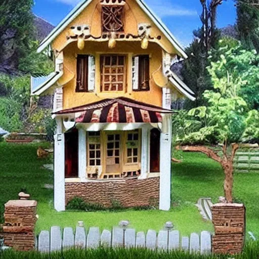 Image similar to a verry cool house