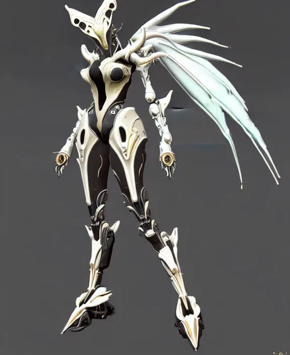 Image similar to extremely detailed front shot, low shot, of a beautiful elegant saryn warframe, that's a giant beautiful stunning anthropomorphic robot female dragon with metal cat ears, posing elegantly, detailed sharp robot dragon paws for feet, thick smooth warframe legs, streamlined white armor, long elegant tail, two arms, two legs, long tail, detailed warframe fanart, destiny fanart, high quality digital art, giantess art, furry art, realistic digital art, warframe art, Destiny art, furaffinity, DeviantArt, artstation, 8k HD, octane render