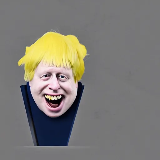 Image similar to boris johnson as a toilet, photorealistic, highly detailed 8 k