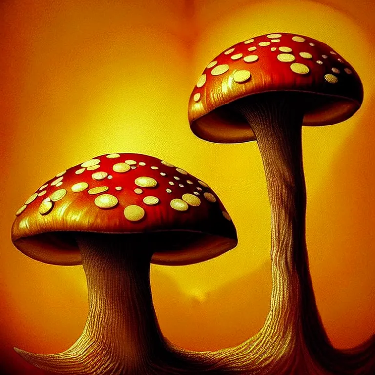 Image similar to epic professional digital art of cheerful mushroom, golden atmospheric lighting, painted, intricate, detailed, cheerful, fun, exciting, by leesha hannigan, wayne haag, reyna rochin, ignacio fernandez rios, mark ryden, iris van herpen,, epic, stunning, gorgeous, much wow, cinematic, masterpiece.