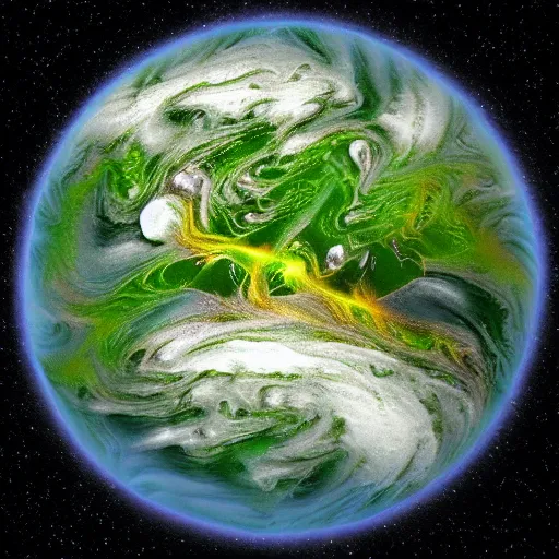 Image similar to fractal earth