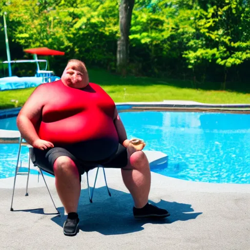 Prompt: happy solar powered morbidly obese ironman enjoying the sunlight, sony ultra camera, hd dslr 8k+