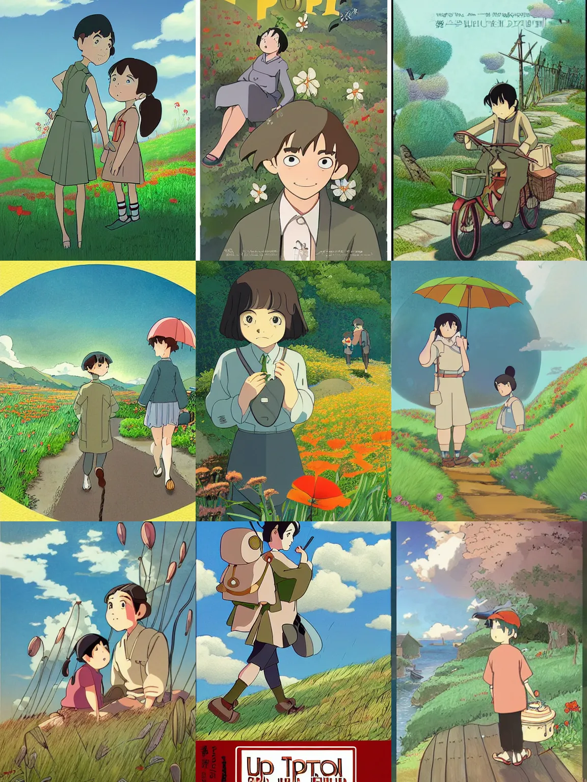 Prompt: (2011) From Up On Poppy Hill film covers,Studio Ghibli,epic,masterpiece illustration in the style of Keith Thompson, digital art