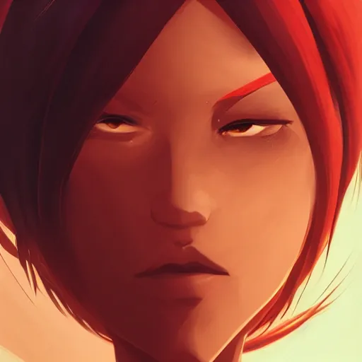 Image similar to face icon stylized minimalist bleach, loftis, cory behance hd by jesper ejsing, by rhads, makoto shinkai and lois van baarle, ilya kuvshinov, rossdraws global illumination