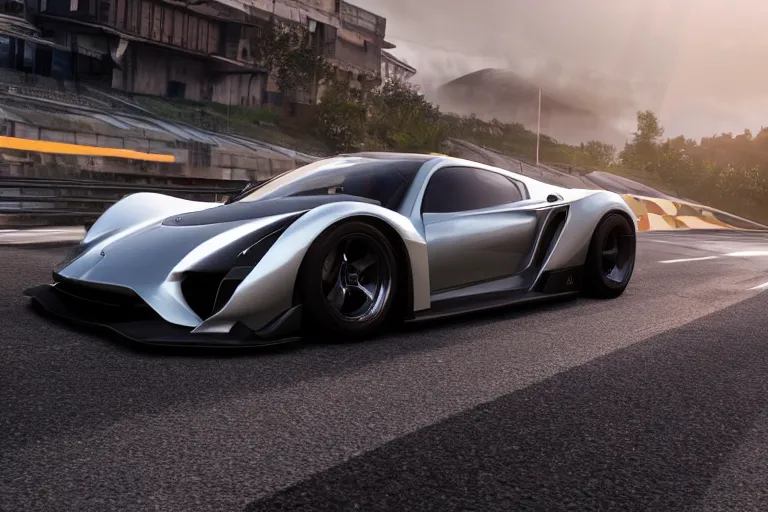 Image similar to photo wallpaper sport car gran turismo 7 forza horizon need for speed fast and furious 5 unreal engine supercar hypercar game concept car octane render, 4 khd 2 0 2 2 3 d cgi rtx style chrome reflexion global illumination ray tracing hdr arstation pixar and disney unreal