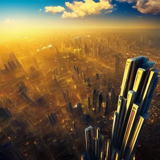 Image similar to flying city, fantasy, high quality, dramatic light, cinematic