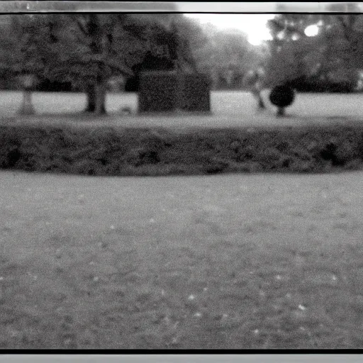 Image similar to gameboy camera dmg gbc photo of a peaceful day at the park. low res 8 - bit chunky monochrome black and green photography.