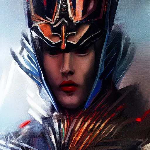 Image similar to fashion design futuristic emperor, brush stroke, concept art by jama jurabaev, cinematic shot, trending on artstation, high quality, brush stroke