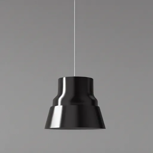 Image similar to pendant lamp by arne jacobsen, octane render