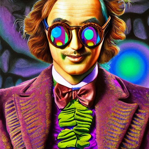 Willy Wonka Trippy eyes sticker  Willy wonka, Trippy glasses, Trippy eye