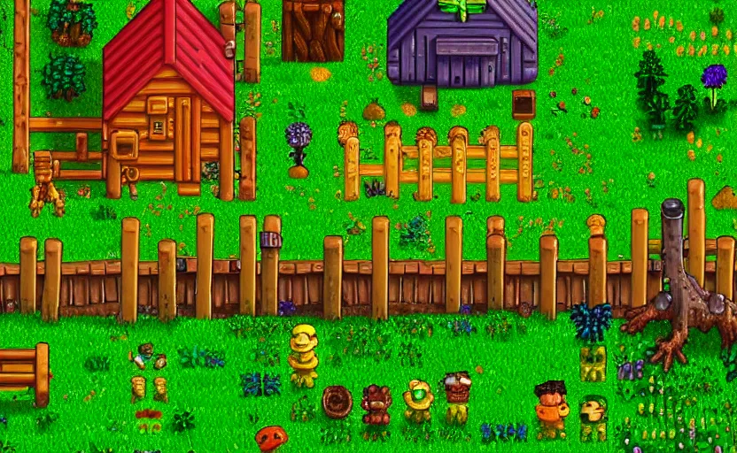 Image similar to frogs playing stardew valley, highly detailed, extremely high quality, hd, 4 k, 8 k, professional photographer, 4 0 mp, lifelike, top - rated, award winning, cinematic, realistic, detailed lighting, detailed shadows, sharp, no blur, edited, corrected, trending