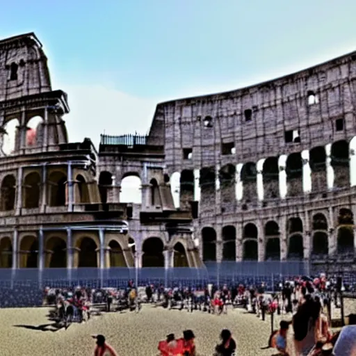 Image similar to squared cubic colosseum