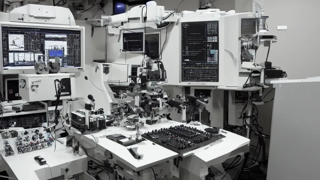 Image similar to scanning electron microscope unattainable asymmetry synthesizer