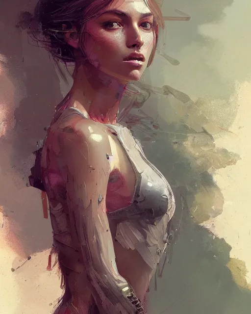 Prompt: beauty girl, perfect body, hyper detailed, insane details, intricate, elite, elegant, luxury, by ismail inceoglu dragan bibin hans thoma greg rutkowski alexandros pyromallis rene maritte illustrated, perfect face, fine details, realistic shaded, fine - face, pretty face